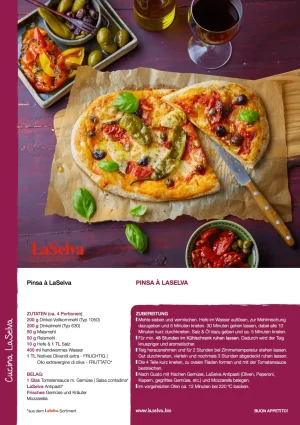 LaSelva: Designentwicklung für Rezepte